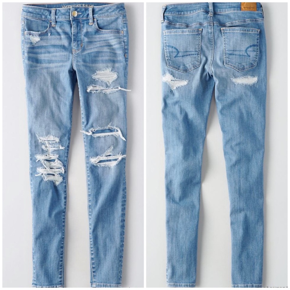American Eagle Denim X High-Waisted Skinny Jegging